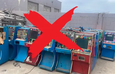 Tijuana destruye 98 máquinas tragamonedas ilegales en operativo sorpresa