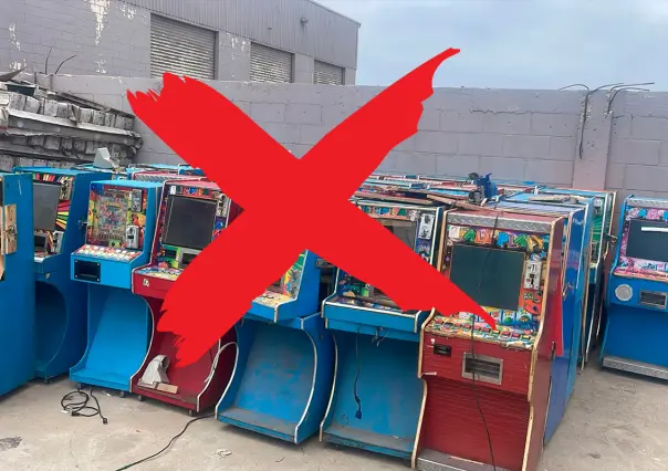 Tijuana destruye 98 máquinas tragamonedas ilegales en operativo sorpresa
