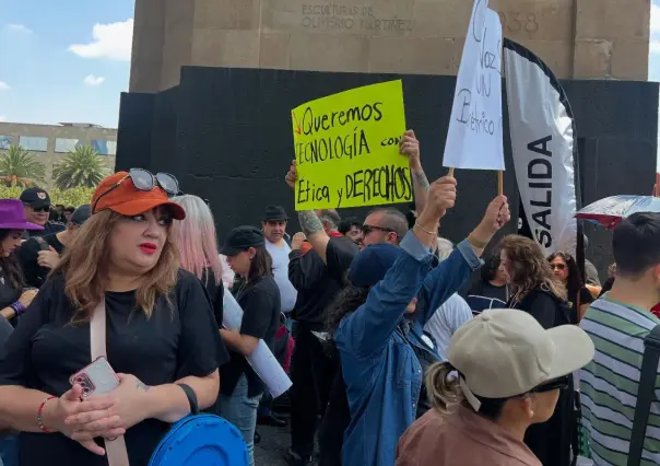 Marchan en CDMX contra el uso no regulado de la Inteligencia Artificial