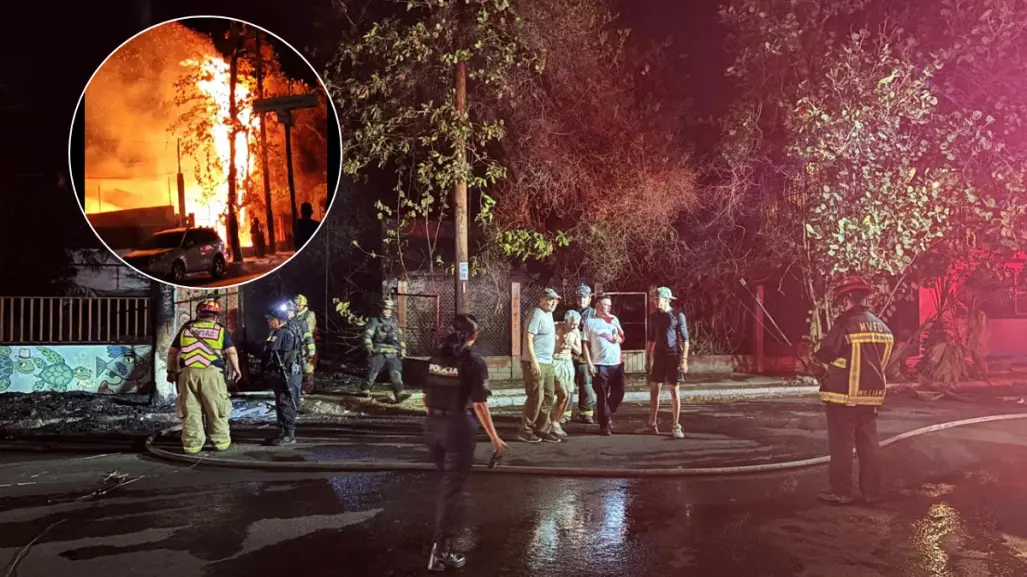 Rescatan a adulto mayor que dormía sin saberlo durante incendio en La Paz