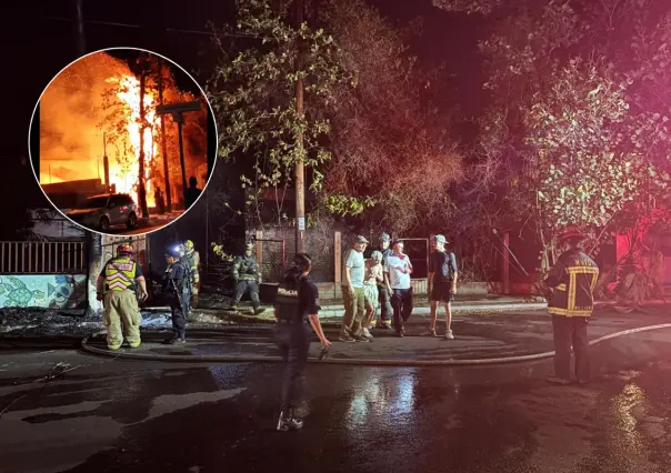 Rescatan a adulto mayor que dormía sin saberlo durante incendio en La Paz