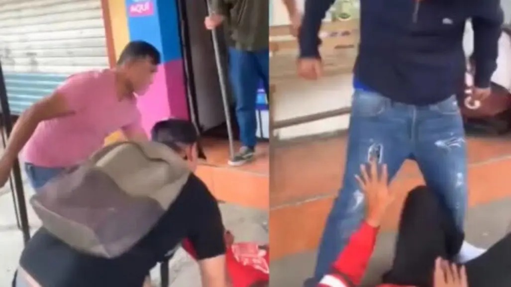 VIDEO | Vecinos golpean a presunto extorsionador en Edomex