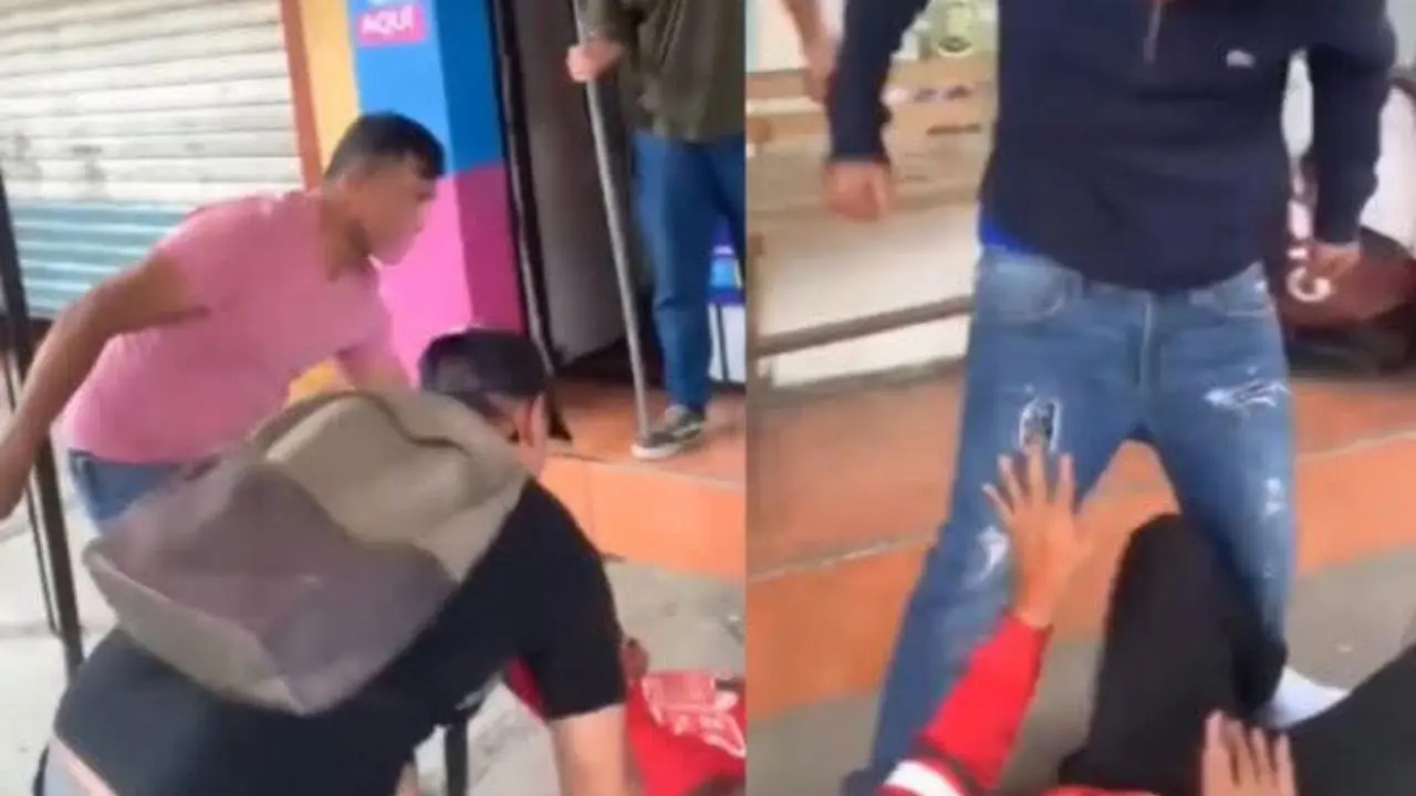 VIDEO | Vecinos golpean a presunto extorsionador en Edomex. Foto: Jalisco Informa / Canva