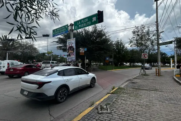 El semáforo de Durango al que pocos conductores respetan su luz roja 
