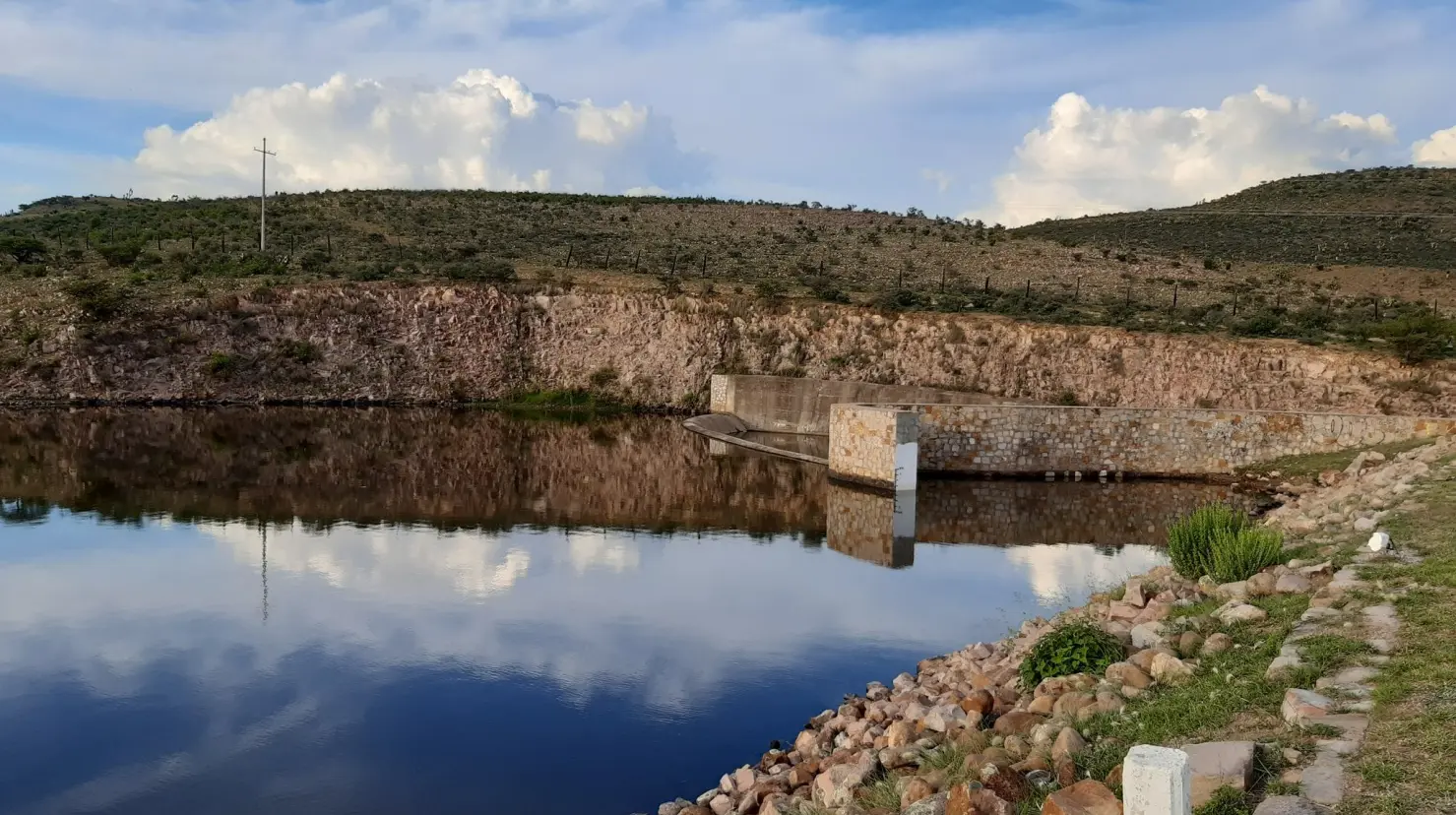 Presa Garabitos | Foto: El Clima en Durango, en Facebook.