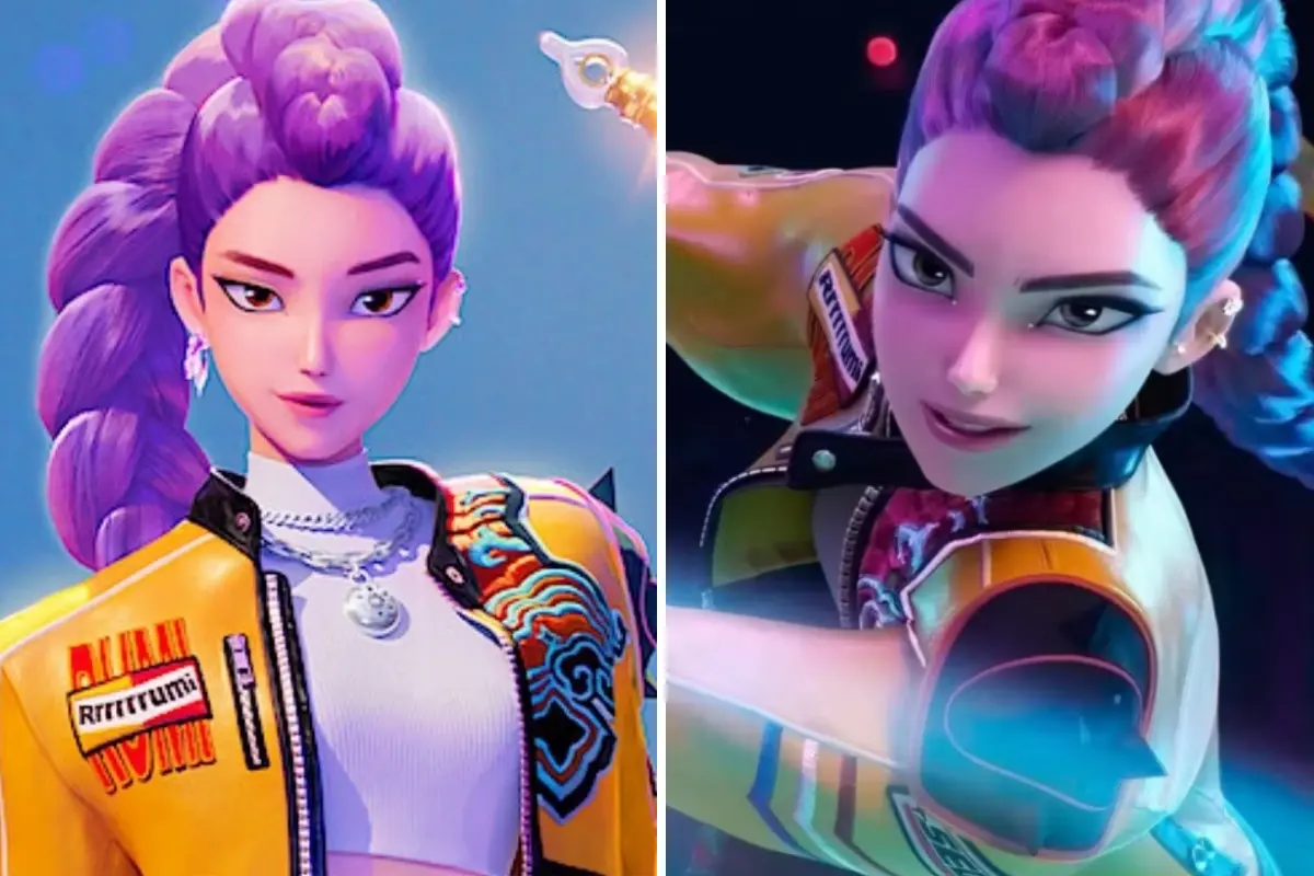 Rumi, el querido personaje de K-Pop Demon Hunters, cobra vida gracias a la tecnología de Inteligencia Artificial y maravilla a sus fans. Foto: Canva
