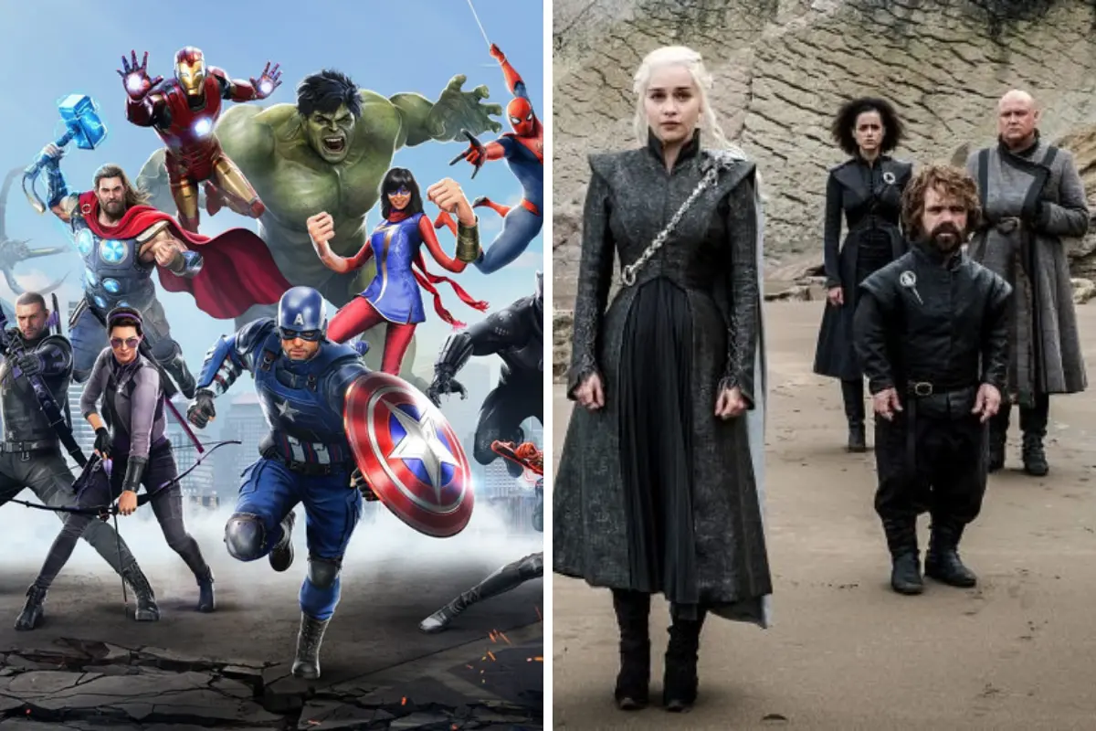 Imagina a los Avengers entre dragones y espadas porque la inteligencia artificial los transforma en personajes dignos de Game of Thrones. Foto: Marvel / HBO