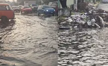 Encharcamientos en Iztapalapa: basura colapsa drenaje y afecta la Central de Abasto de CDMX