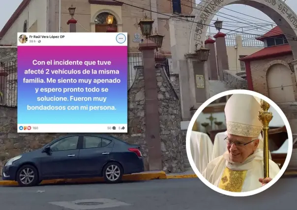 Obispo Raúl Vera protagoniza choque en Saltillo y ¿se da a la fuga? 