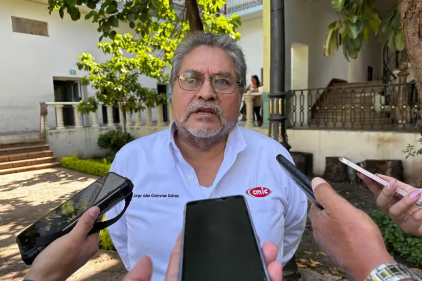 Jorge Adán Contreras, presidente de la CMIC en Tamaulipas | Foto: Daniel Espinoza 