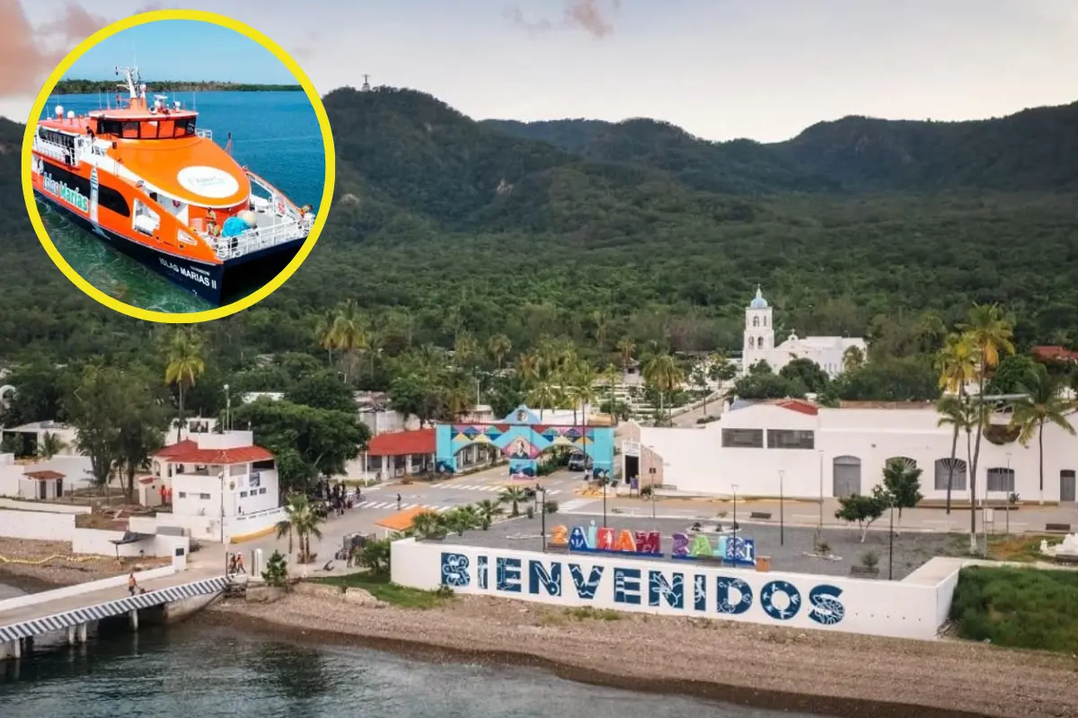 Puerto Balleto es el acceso principal al archipiélago que durante más de un siglo fue una prisión en medio del Océano Pacífico mexicano. Foto: visitaislasmarías.com