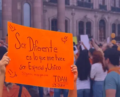 Marchan por el Día Mundial del TDAH en el centro de Monterrey 