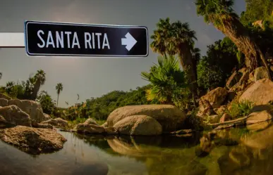 Esta es la carretera que lleva a las aguas termales de Santa Rita