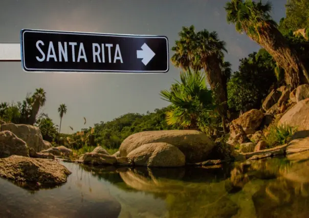 Esta es la carretera que lleva a las aguas termales de Santa Rita