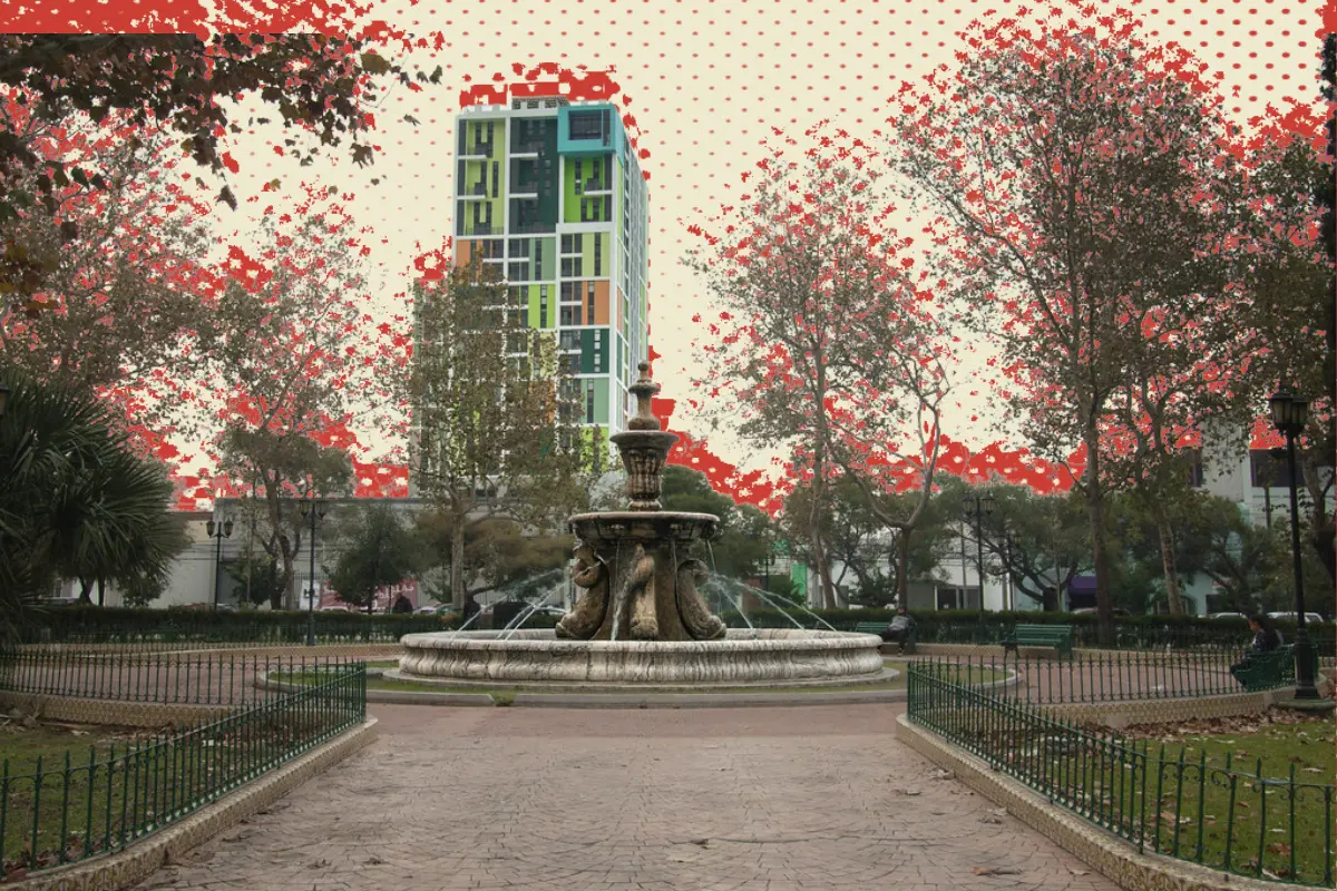 Esta plaza pública se encuentra ubicada en el centro de Monterrey, frente a ella se encuentra la basílica de la Virgen de la Purísima/Foto: POSTA
