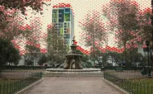 Esta plaza pública alberga la fuente más antigua de Monterrey
