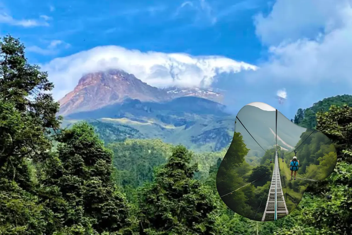 Parque en las faldas de un volcán. Foto: Karen Armenta