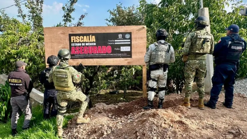 Operación Restitución en Edomex: aseguran 55 inmuebles, uno era oficina de sindicato criminal