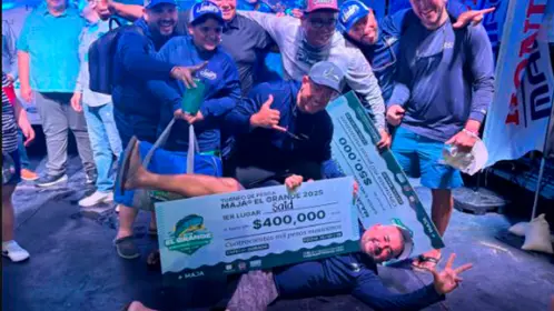 Realizan con éxito el torneo de pesca Maja El Grande, ¿quiénes ganaron el millonario premio?