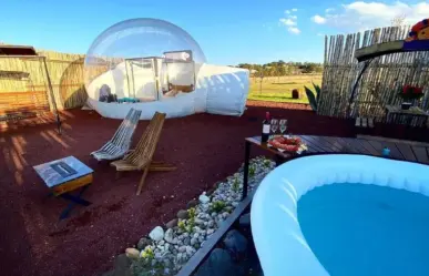 Hidalgo tiene un lugar para dormir en una burbuja, una aventura entre el lujo y la naturaleza
