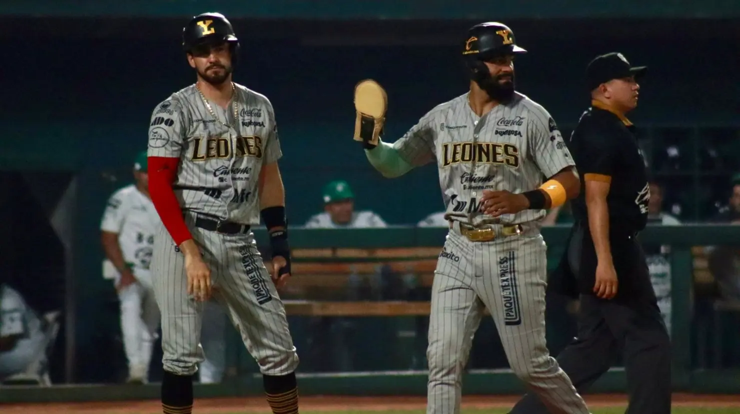 Los Leones de Yucatán salieron ayer con la victoria y la serie ante los Olmecas de Tabasco en Villahermosa.- Fuente Leones de Yucatán