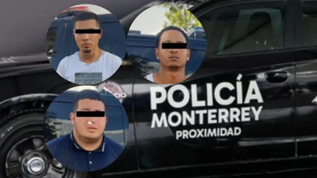 Arrestan a 3 hombres por narcomenudeo en Mesón Estrella tras operativo en Monterrey