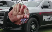 Bebé se queda con la mano atorada en andador y policías de Escobedo la salvan