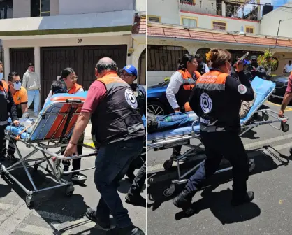 Hombres quedan inconscientes al pintar cisterna en Azcapotzalco; bomberos los salvan