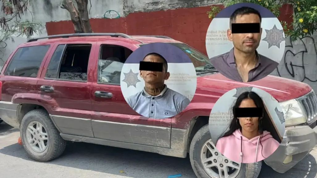 Arrestan a 3 implicados en delitos de alto impacto en Guadalupe