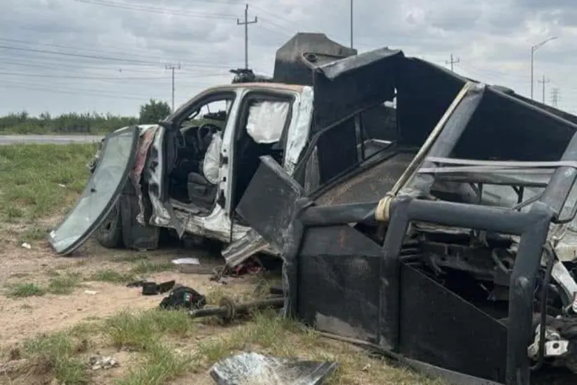 En el accidente otros dos agentes resultaron lesionados. Foto: Carlos García