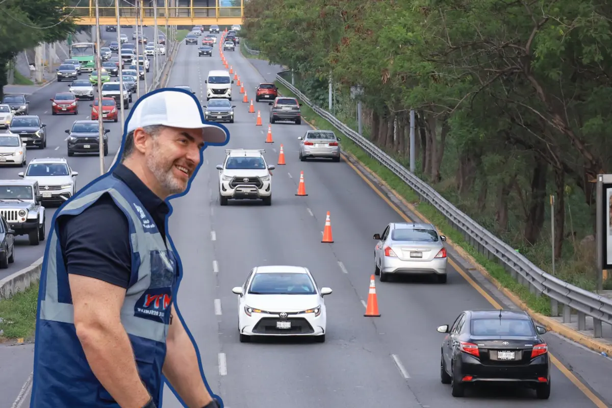 De aceptar Guadalupe, se agregarían más de 2 kilómetros a los carriles exprés de contraflujo/Foto: POSTA-Canva