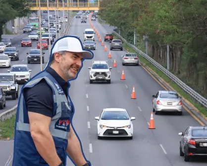 Adrián de la Garza en pláticas con Guadalupe para extender carril de contraflujo