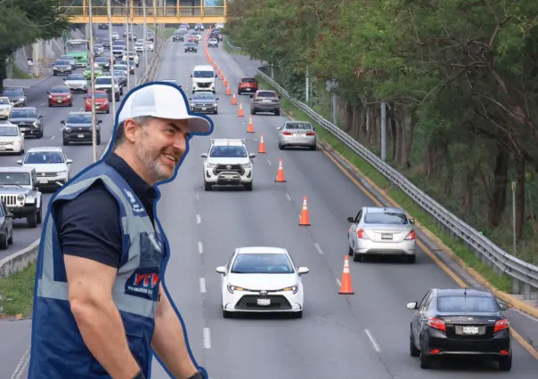 Adrián de la Garza en pláticas con Guadalupe para extender carril de contraflujo