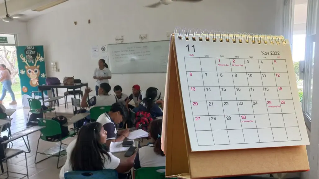 Así quedó el calendario escolar en Yucatán para el ciclo 2025–2026