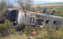 Tragedia en carretera Durango -Zacatecas: reportan niña sin vida en volcadura de un Ómnibus