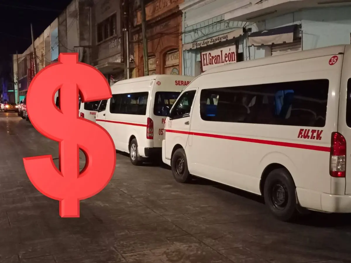 Tanto la ATY como el FUTV publicaron comunicados informando sobre los rumores de aumentos en las tarifas del transporte colectivo, mejor conocido como combis en Mérida.- Fuente FUTV y Canva