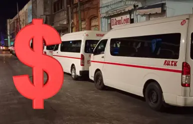¿Aumentó el precio del pasaje de combis en Mérida?, esto dice la ATY y el FUTV