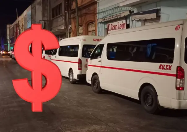 ¿Aumentó el precio del pasaje de combis en Mérida?, esto dice la ATY y el FUTV