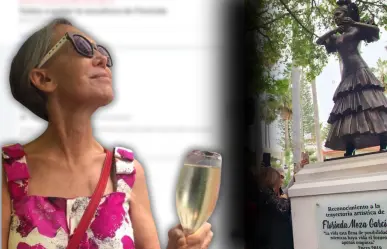 Florinda Meza en el centro del rechazo publico: exigen retirar su estatua