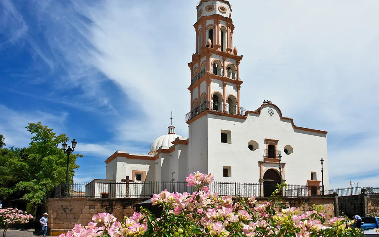 Iglesia de Santa Úrsula en Cosalá. Foto: Gobierno de México