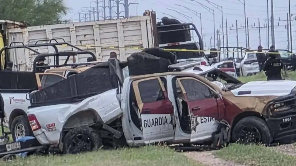 Mueren dos elementos de la Guardia Estatal en trágico accidente en Nuevo Laredo