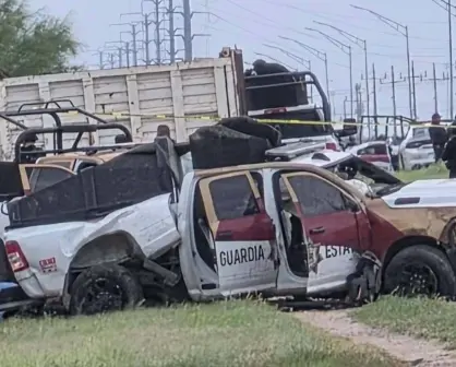 Mueren dos elementos de la Guardia Estatal en trágico accidente en Nuevo Laredo