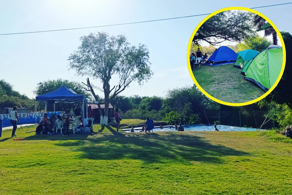 El balneario Puerta del Ángel es de aguas termales con un ambiente ciento por ciento familiar. Foto: FB Balneario Puerta del Ángel Oficial