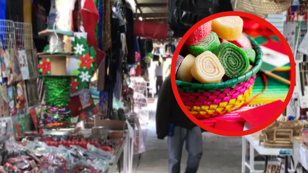 En este mercadito de Tamaulipas puedes encontrar gran variedad de dulces regionales