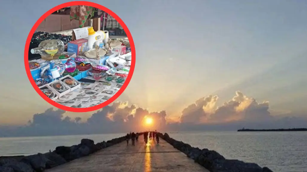 Este mercadito de Tamaulipas tiene vista al río Pánuco y al golfo de México