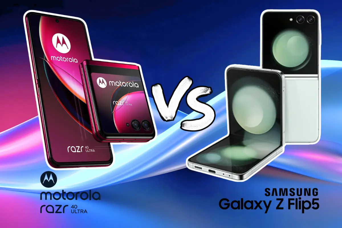 La inteligencia artificial comparó los celulares flip de Motorola y Samsung y reveló cuál ofrece más innovación y diseño real. Foto: Canva