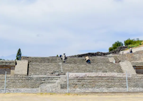 Lluvias causan desprendimiento de la pirámide de Cholula en Puebla