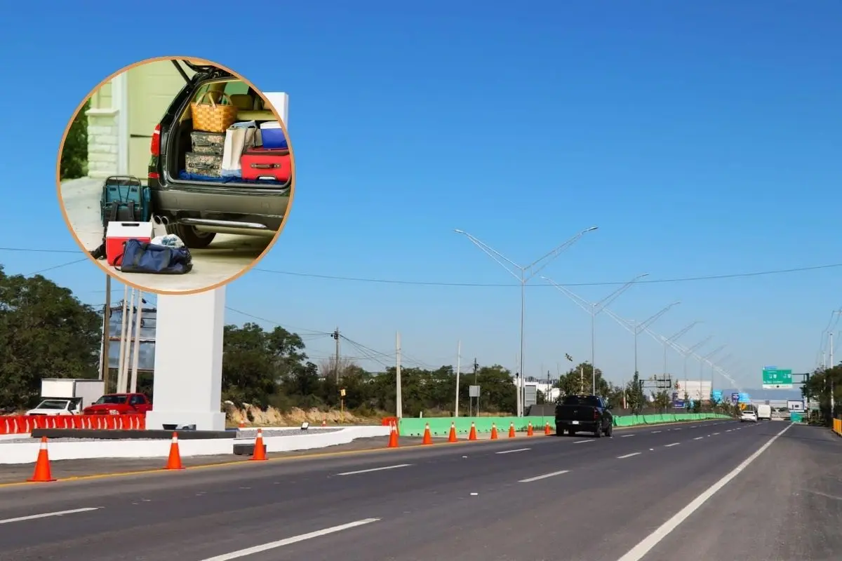 ¿A qué hora es mejor salir de Monterrey por carretera? Aquí te lo contamos. Foto: Gobierno de Nuevo León / CANVA