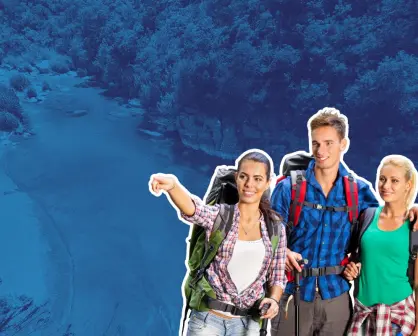 ¿Ya conoces esta ´playa´? Es perfecta para nadar y acampar a solo 1 hora de Monterrey