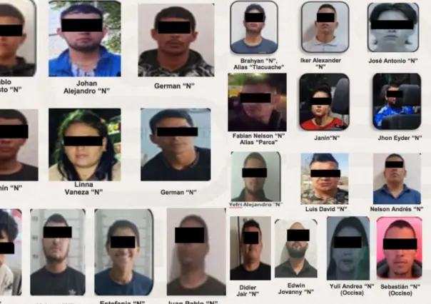 24 colombianos vinculados con extorsión "gota a gota" son detenidos en Morelos